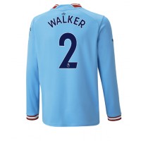 Manchester City Kyle Walker #2 Fotballklær Hjemmedrakt 2022-23 Langermet